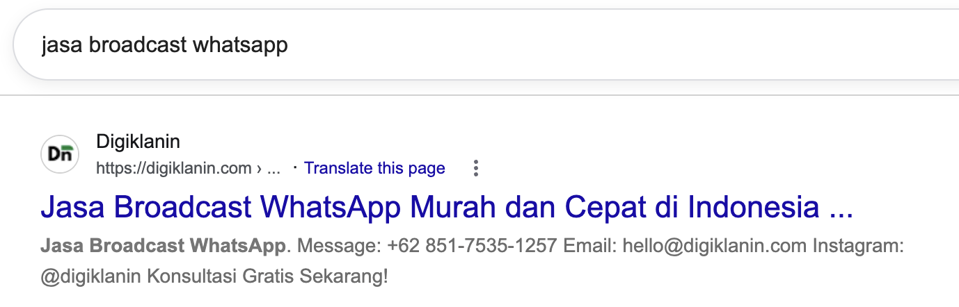 Dominasi Peringkat Halaman Utama Google
